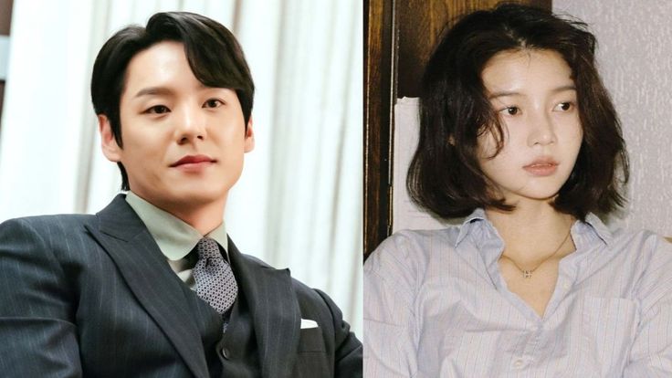 This contain an image of Kwak Si Yang and Lim Hyun Joo announced their relationship 