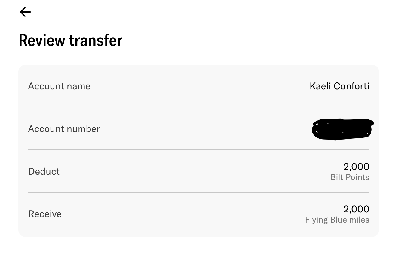 screenshot of transfer confirmation 