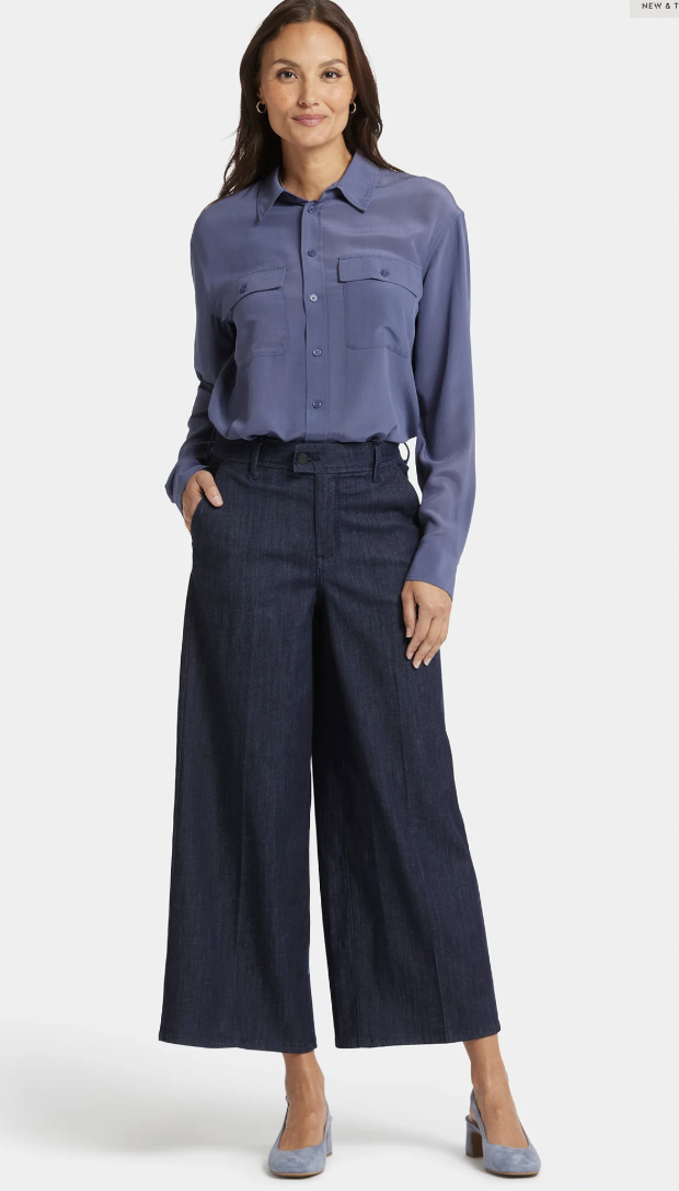 Mona Wide Leg Trouser Ankle Jeans from NYDJ