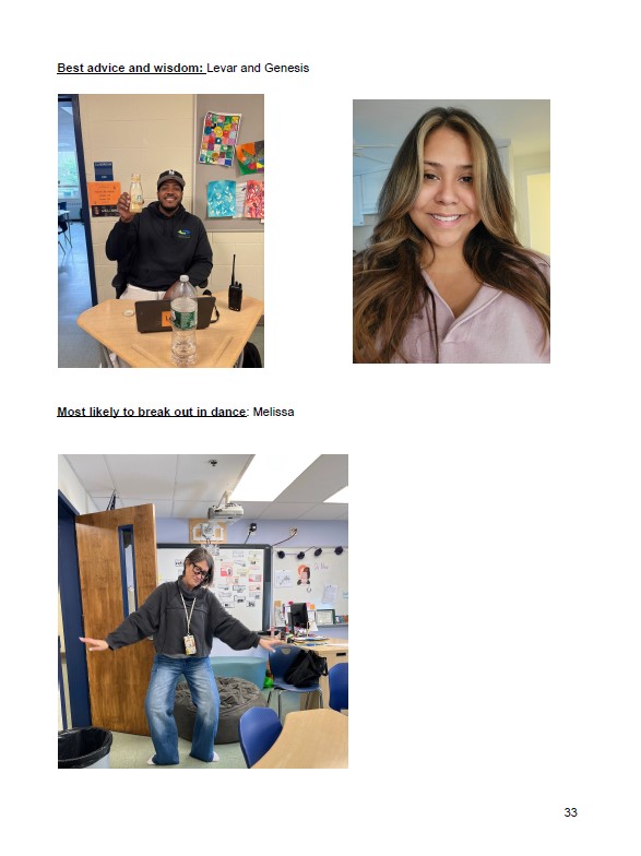 Superlative pages from the Anchor Yearbook