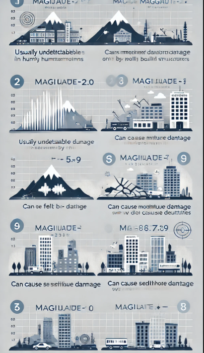 Contoh Skala Gempa Magnitudo