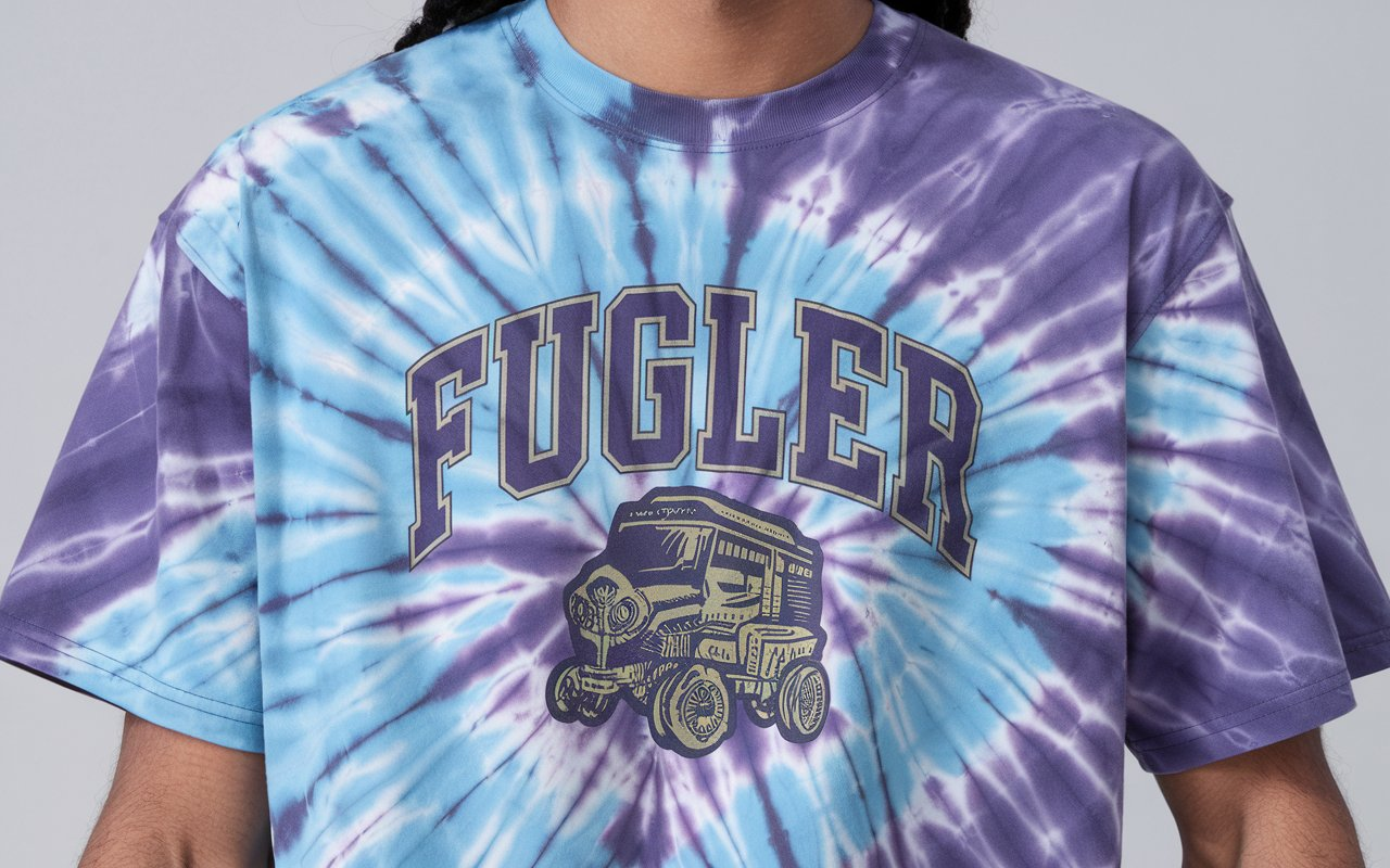 Purple and Blue Tie Dye Fugler