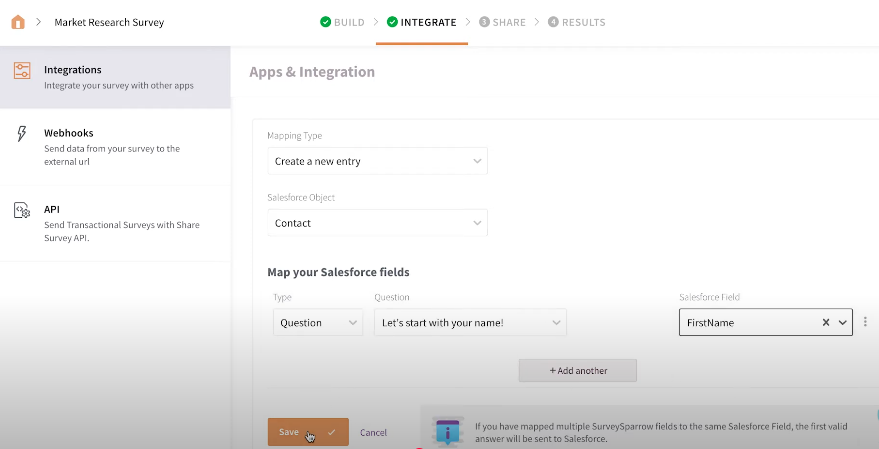 Map Survey Data to Salesforce Fields-axiabits