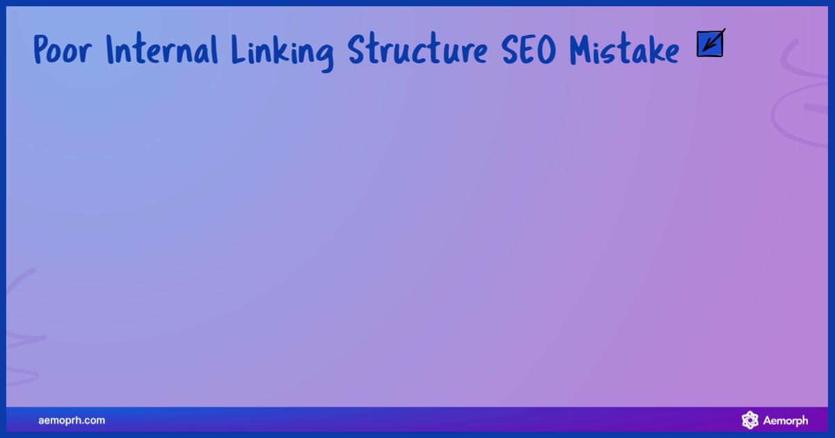 Website structure showing broken internal links and orphaned pages not linked correctly