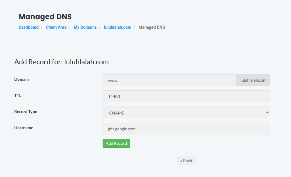 Cara Setting Domain Custom Ke Blogspot