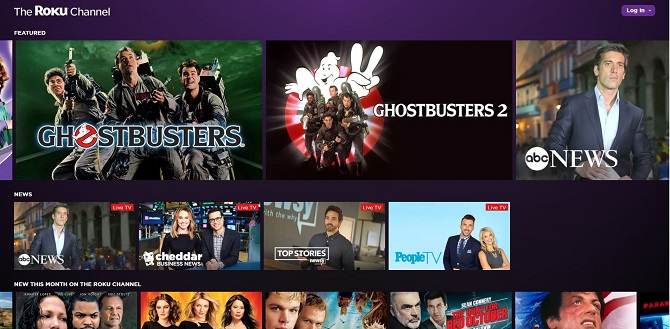 La chaîne Roku pour le streaming de films