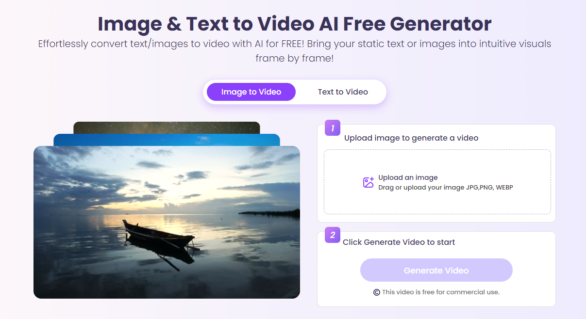 Vidnoz AI Image to Video Generator