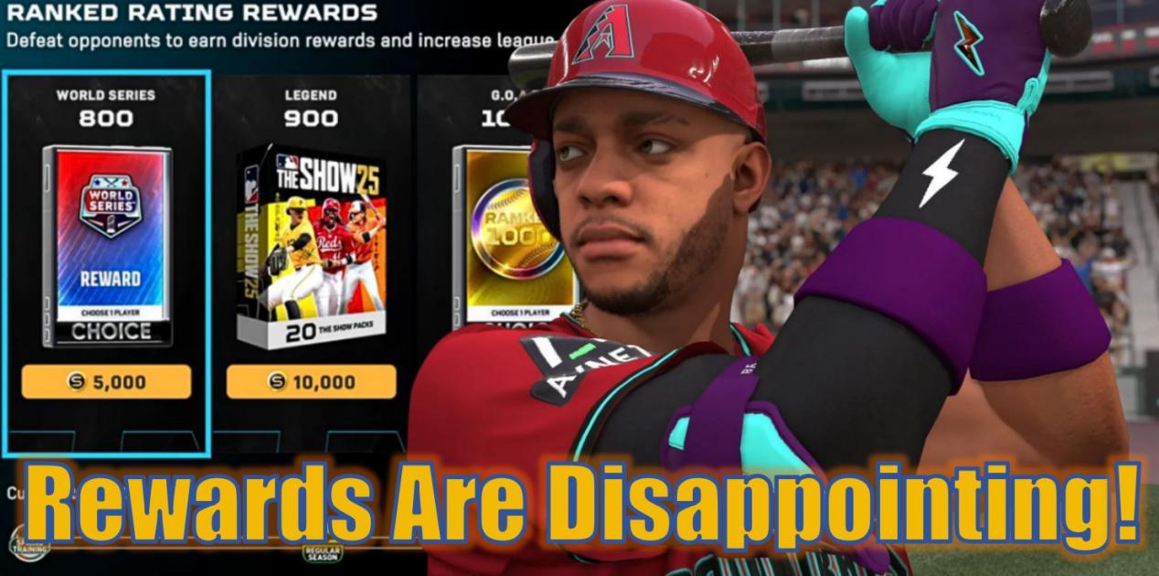 Why are the rewards in MLB The Show 25