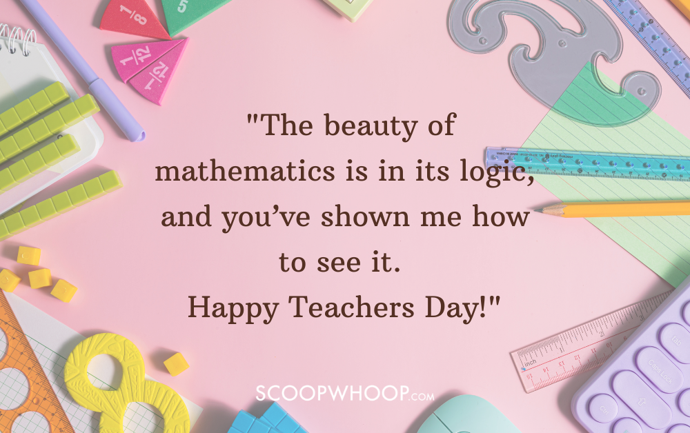 wishes for maths teacher on teachers day