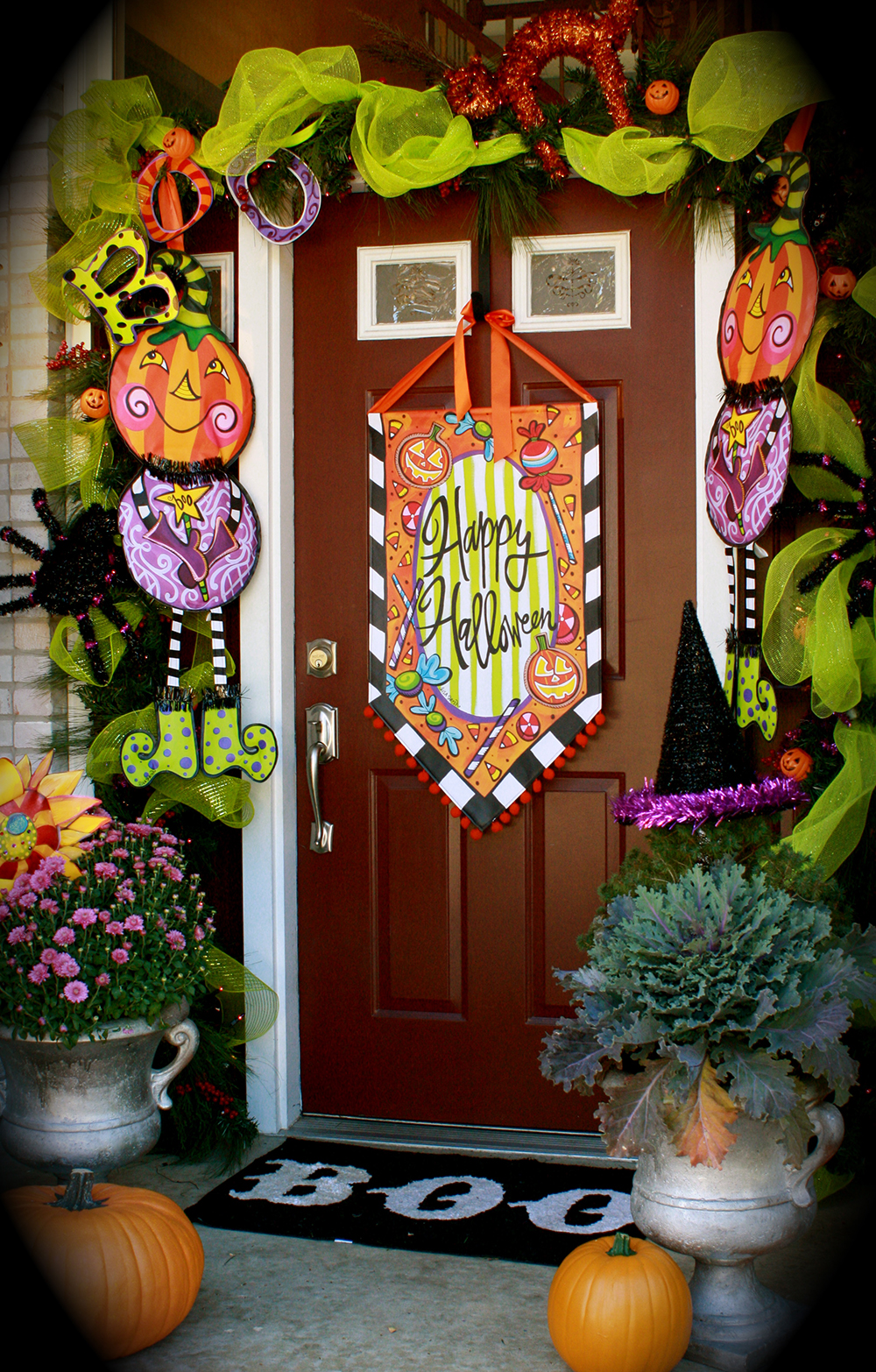 Front Portch TROST Halloween Door Decoration 