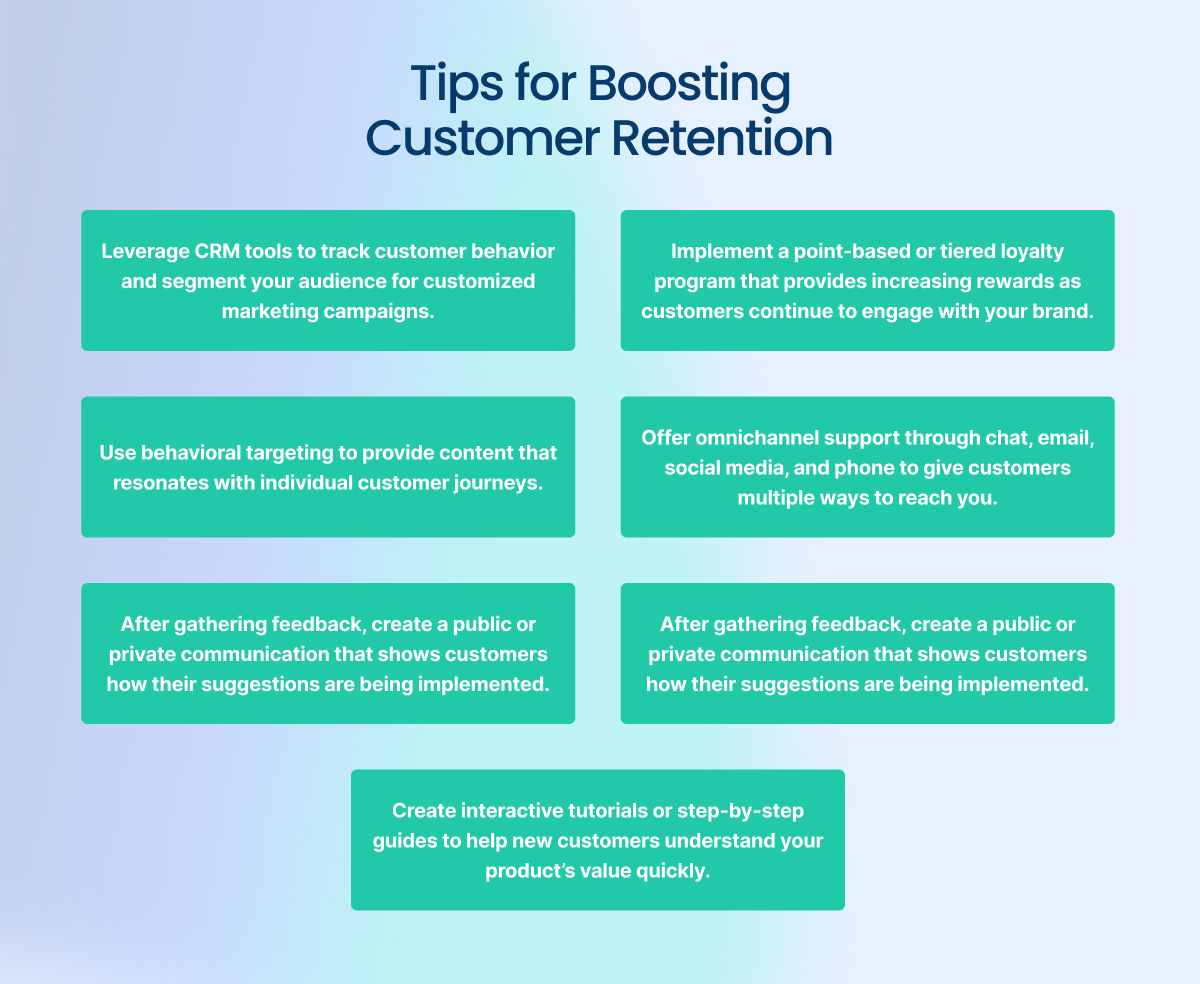 Tips for boosting customer retention