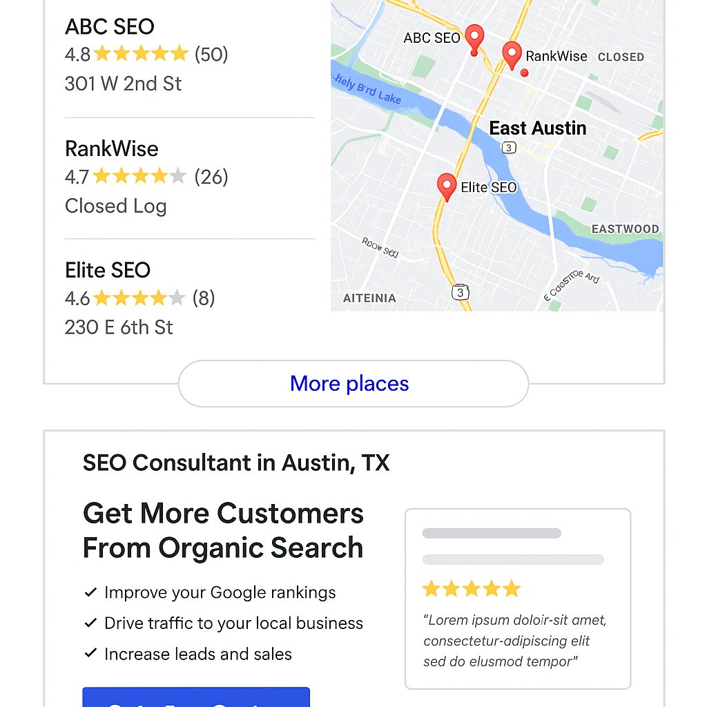 An example of optimizing your website for local SEO