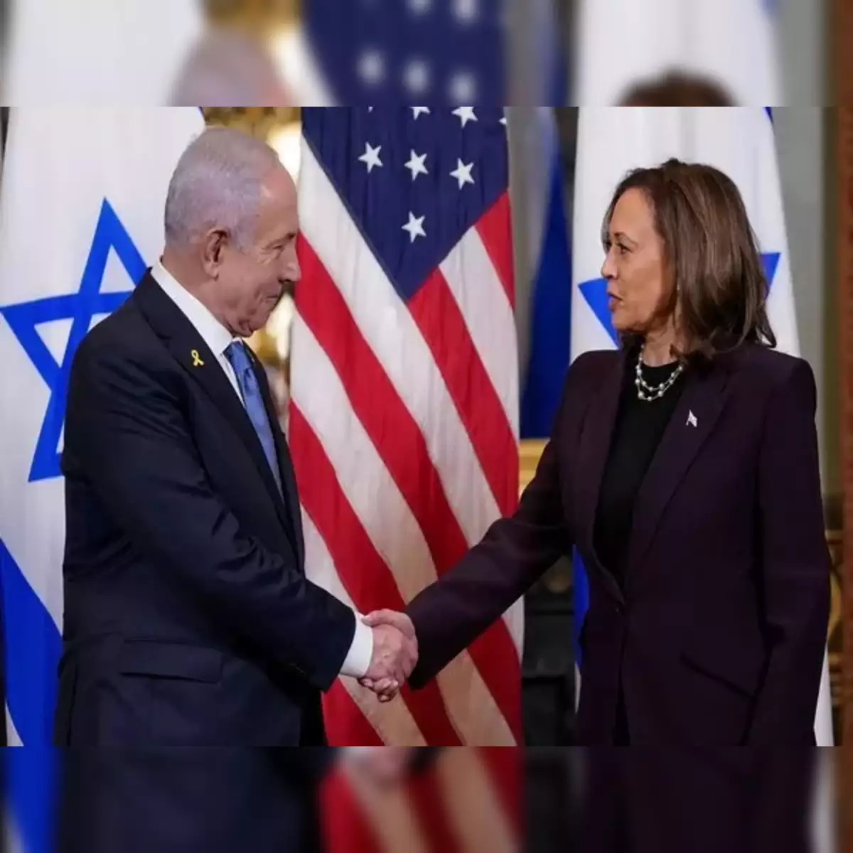 Kamala Harris and Netanyahu