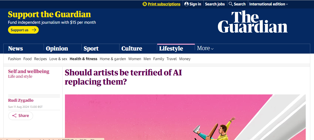 The Guardian question headline