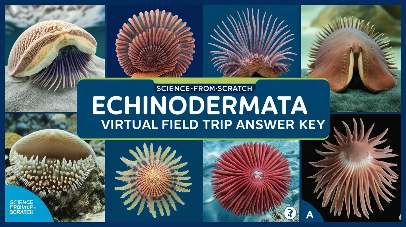 Science from Scratch Echinodermata Virtual Field Trip Answer Key