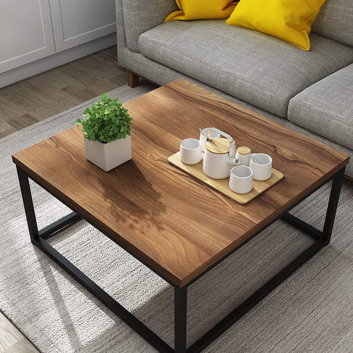 wooden coffee table