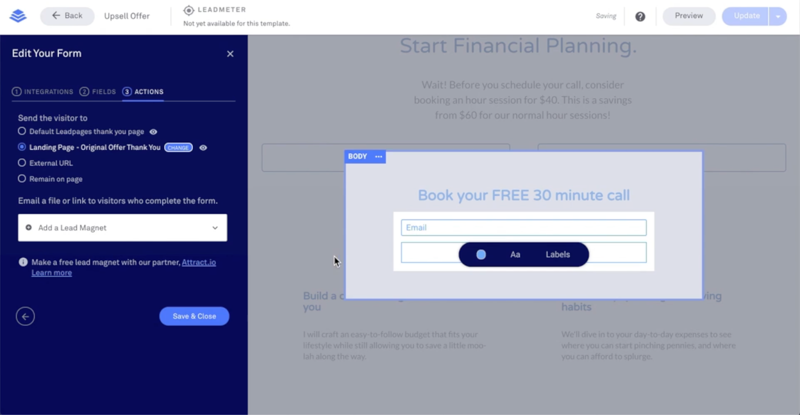 leadpages screenshot