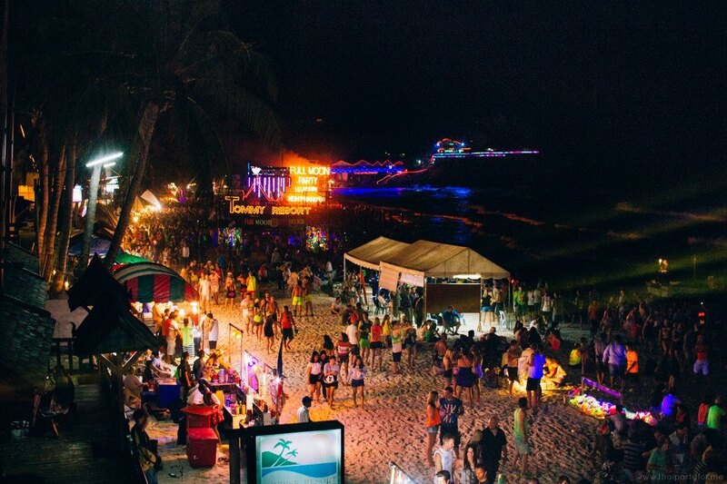 Koh Phangan est réputée pour ses grands événements en plein air