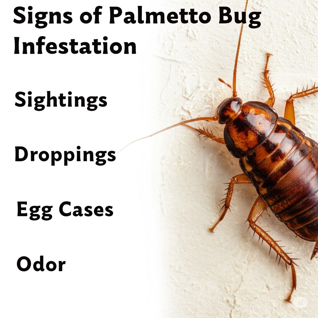 Signs of Palmetto Bug Infestation