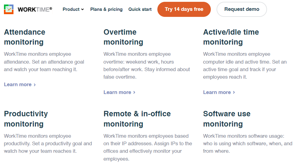 WorkTime – Best For Productive Reports