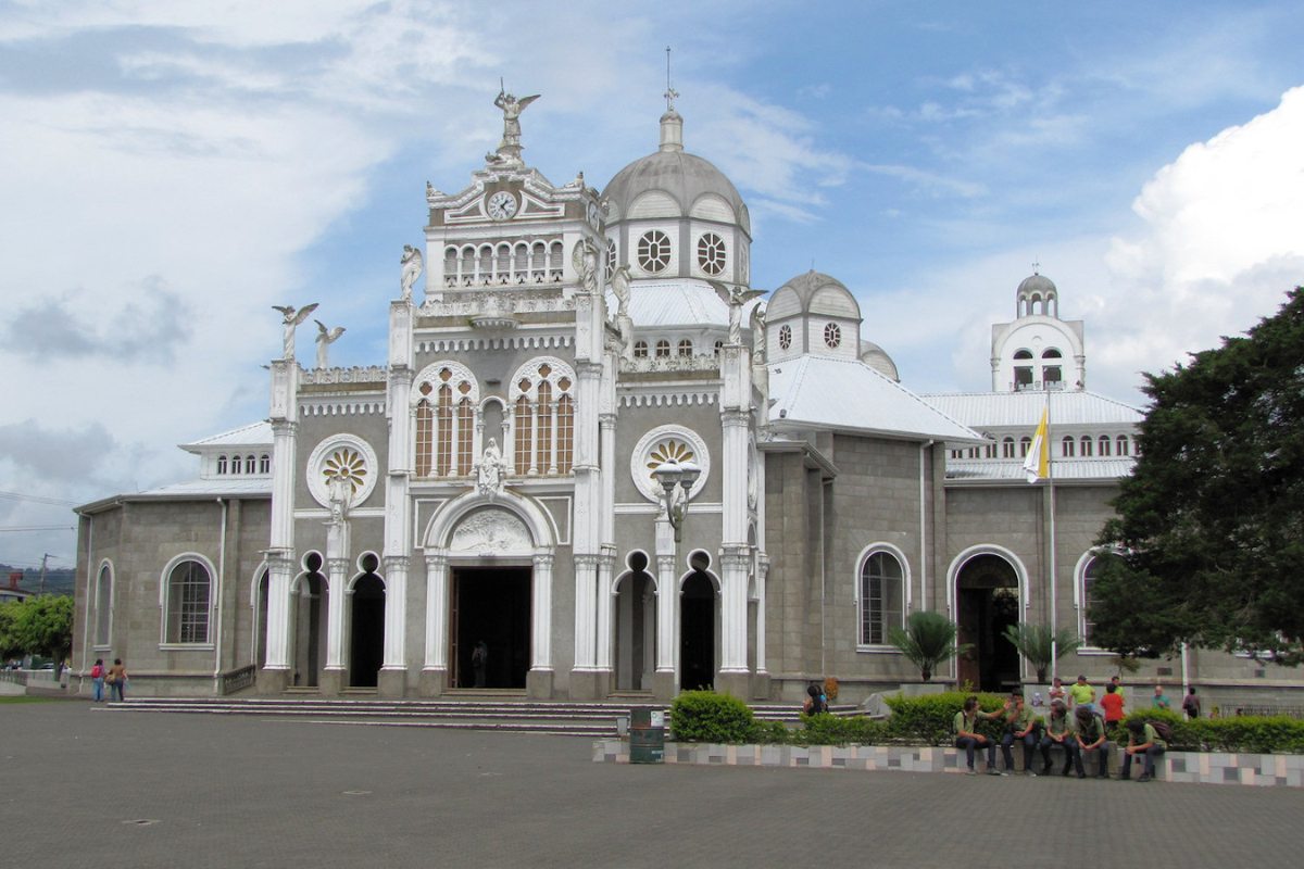 Basílica de Nuestra Señora de los Ángeles 4 hours from Brasilito Costa Rica 