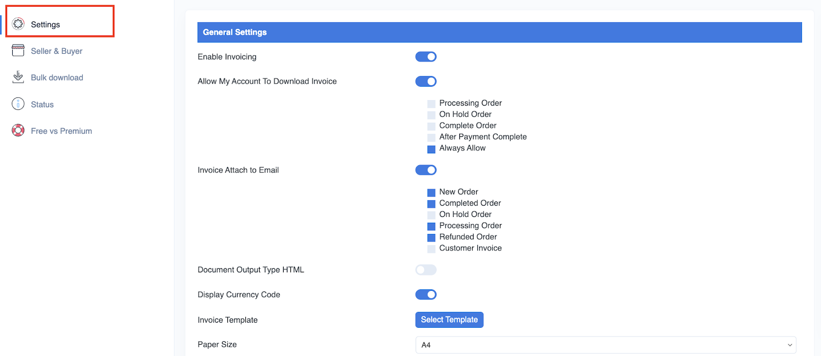 customize pdf invoice for woocommerce