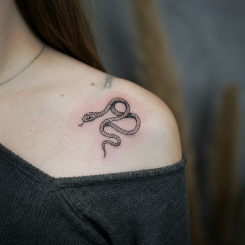 Serpent Rope Tattoo
