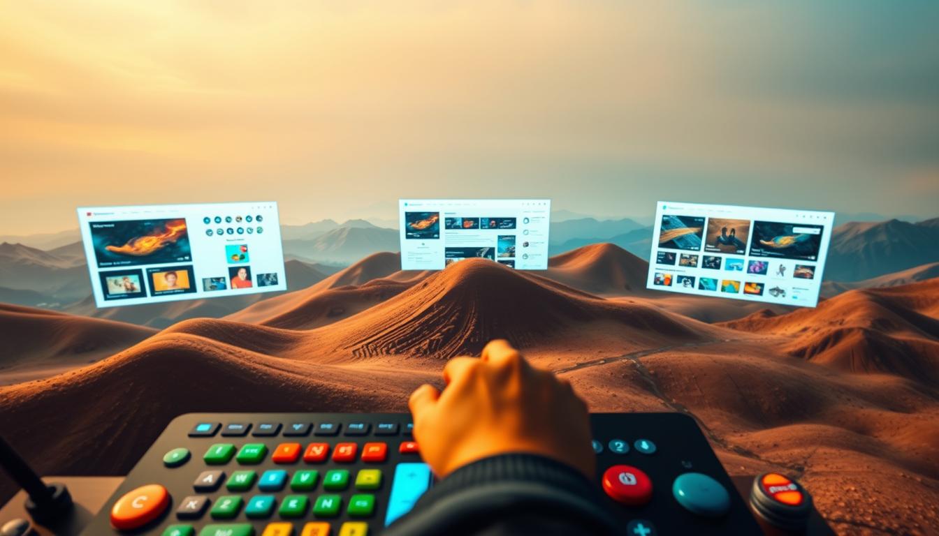 exploring site features