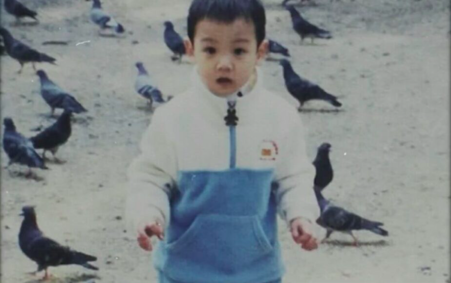 This contains an image of Jungkook baby photo