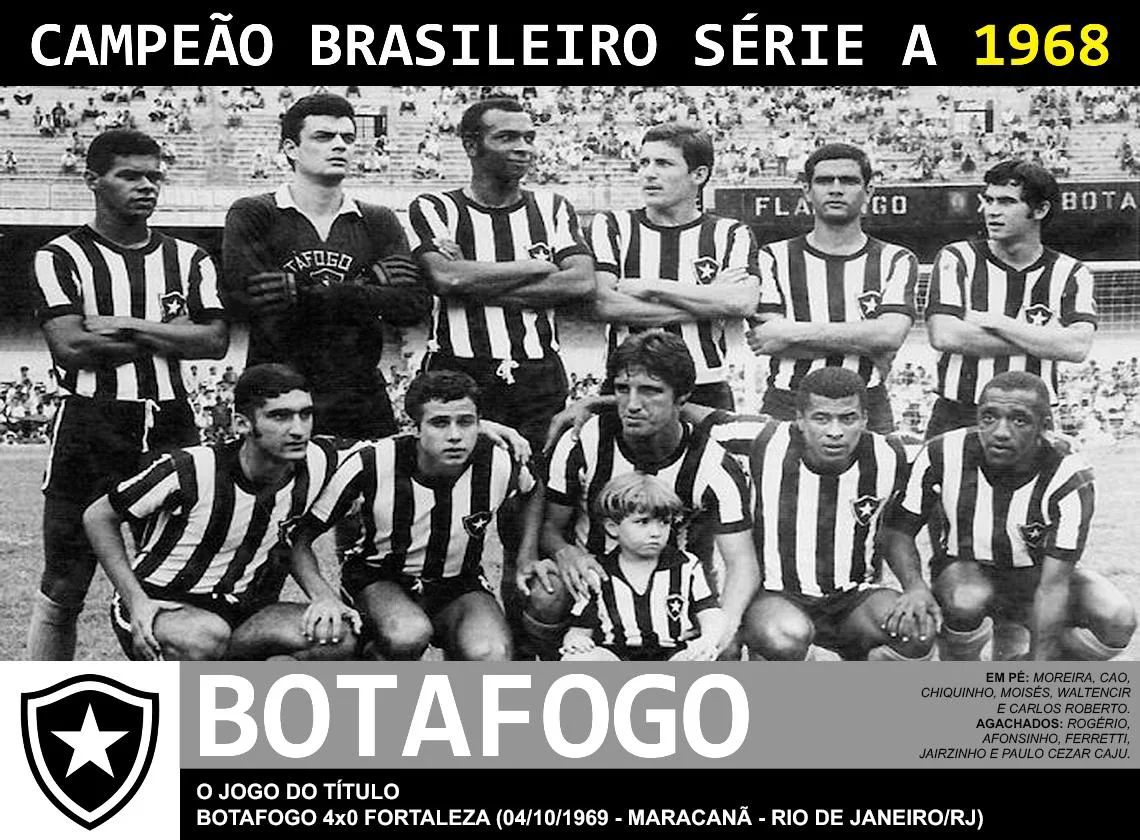 Edição dos Campeões: Botafogo Campeão Brasileiro 1968 (Taça Brasil)