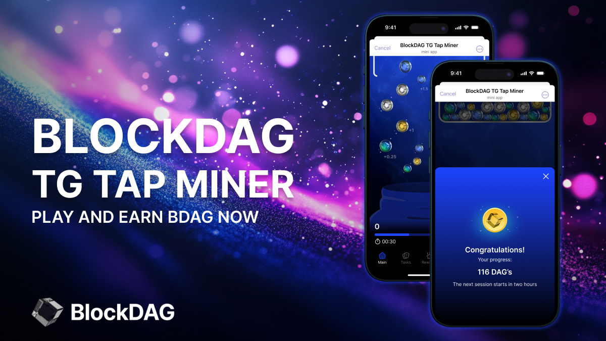 Earn Crypto: Passive Income with BDAG's Presale, X1 Miner & TG Tap Miner!