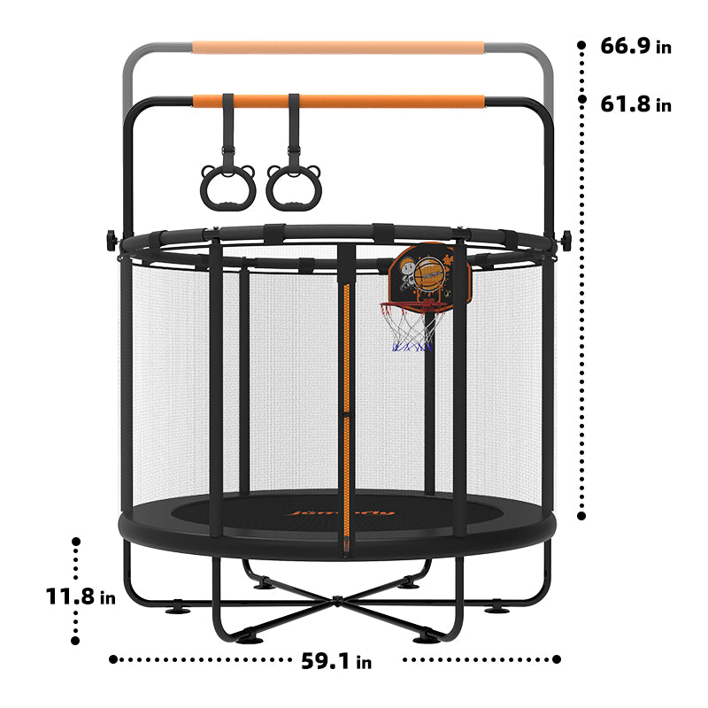 trampolines and toddlers