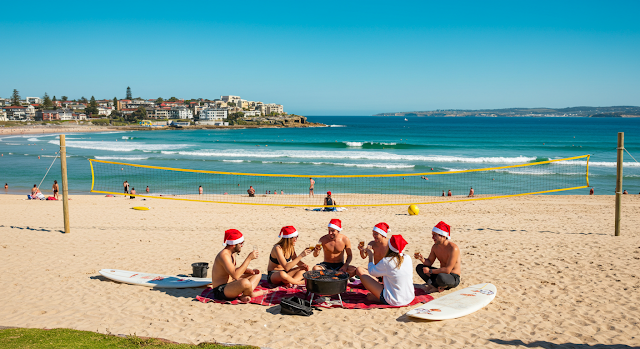 Enjoy a unique Christmas at Bondi Beach, where BBQs, beach parties, and surfing combine with Sydney’s holiday events for a sun-soaked festive season