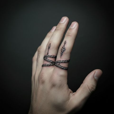 Simple Rope tattoo