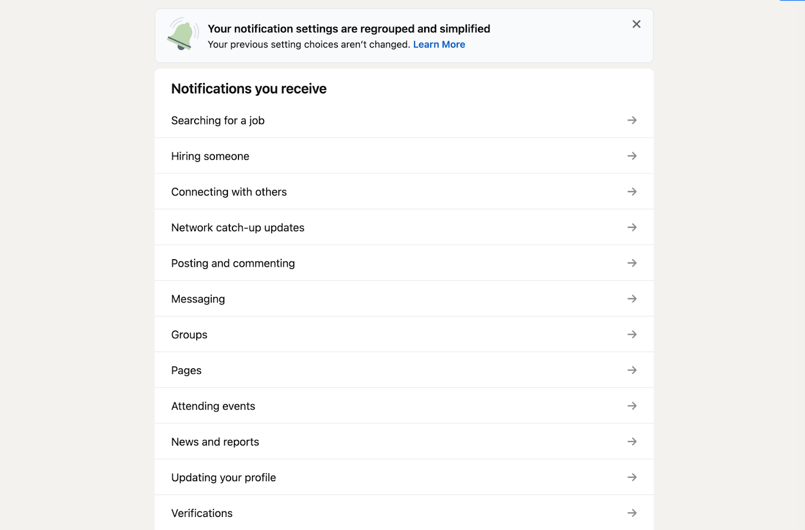 Customize your notifications - LinkedIn features