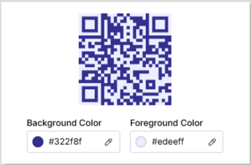 Customization of QR code