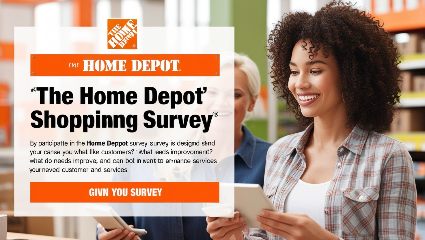 home depot survey