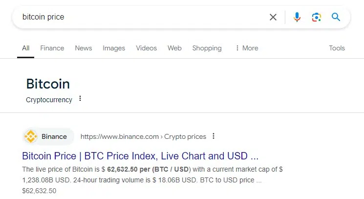 bitcoin price USD