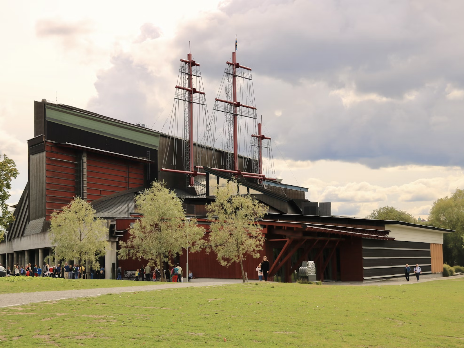 L’extérieur atypique du musée Vasa