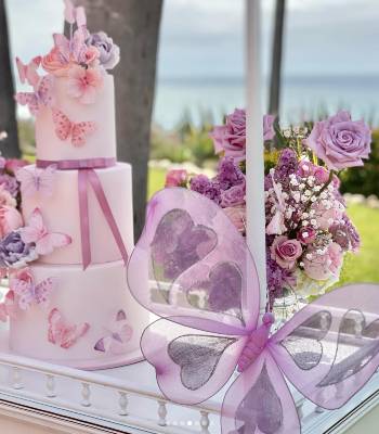 Spring baby shower idea: Butterfly baby shower theme