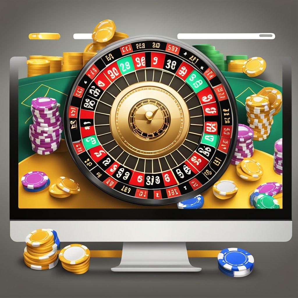 A sleek, modern online casino interface with prominent licensing logos displayed prominently at the bottom of the webpage