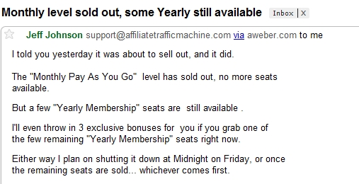 example of false scarcity.