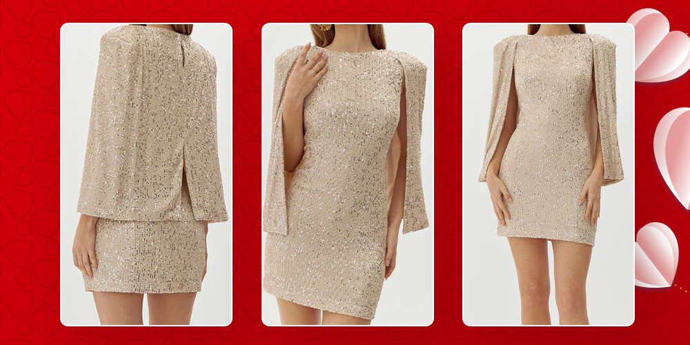 Maddy Sequin Bodycon Dress