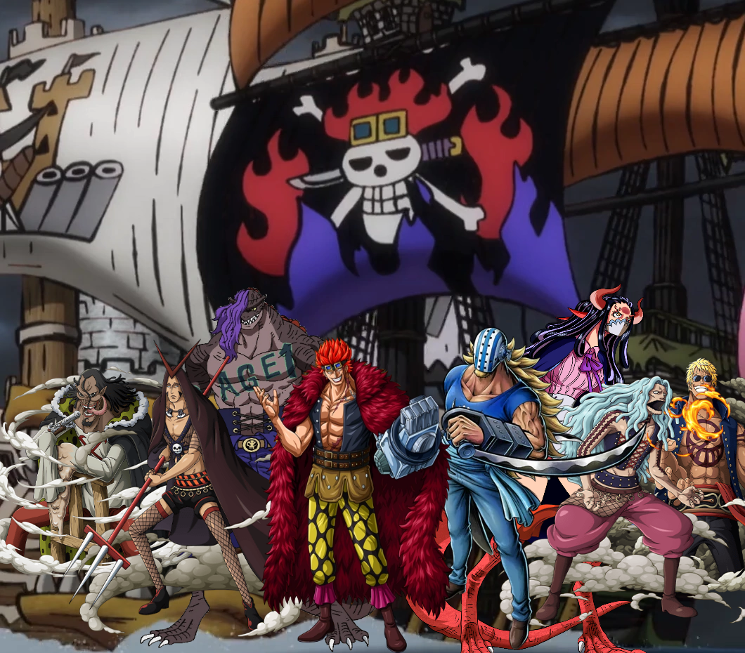 The 18 Strongest One Piece Crews |  The Kid Pirates | AnimeKing 