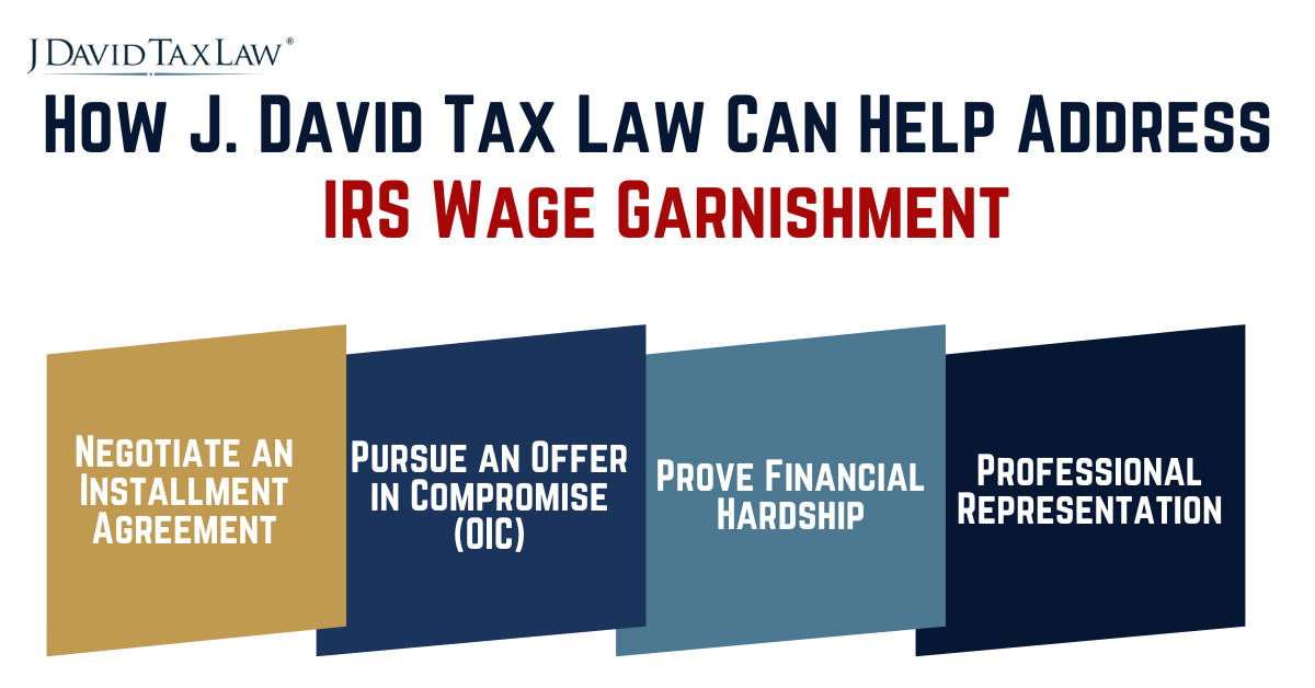 How to Address IRS Wage Garnishment