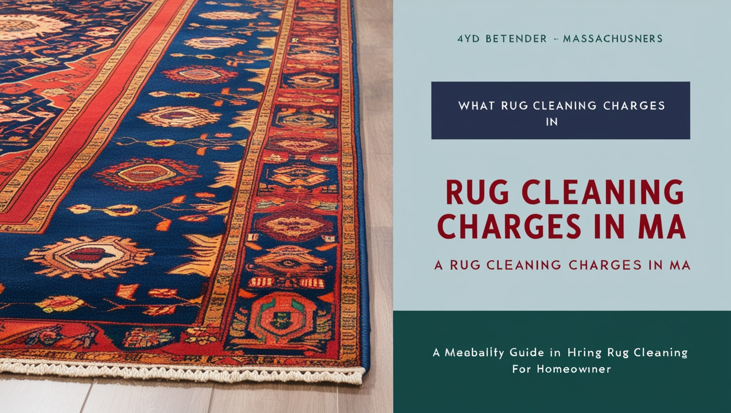 Rug Cleaning Charges in MA