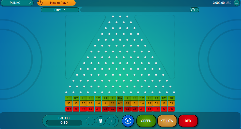 How to play Plinko
