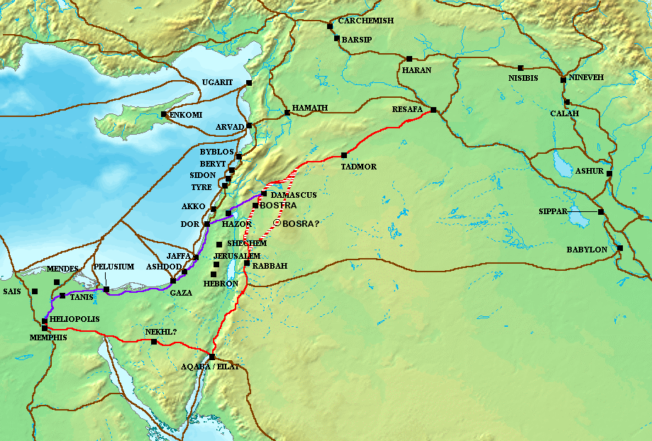 Trade Routes Map