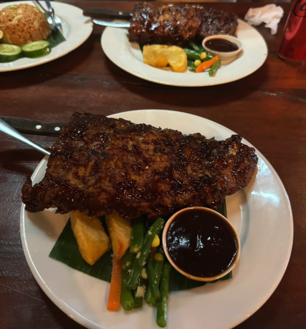 pork rib at Warung Kayana