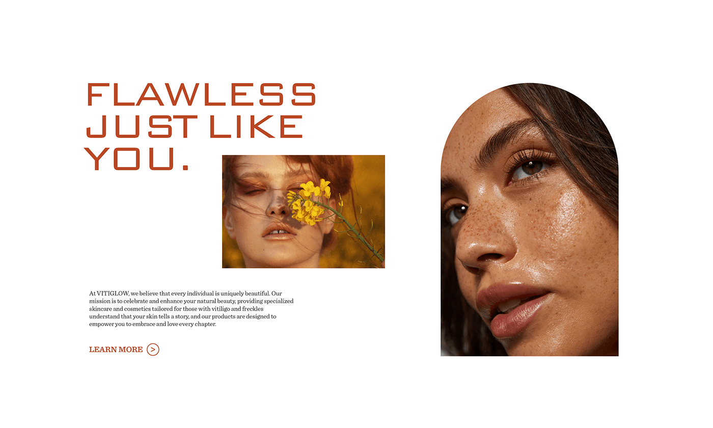 Image from the VITIGLOW: A Skincare Visual Identity That Celebrates Difference article on Abduzeedo